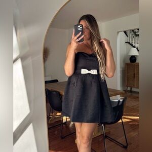 Bow mini dress